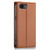 iPhone 17e / 16e N.BEKUS P3 RFID Stitching Magnetic Flip Leather Phone Case - Brown