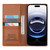 iPhone 17e / 16e N.BEKUS P3 RFID Stitching Magnetic Flip Leather Phone Case - Brown