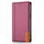iPhone 17e / 16e N.BEKUS P3 RFID Stitching Magnetic Flip Leather Phone Case - Wine Red