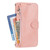 iPhone 17e / 16e Oil Skin Zipper Wallet Leather Phone Case - Pink