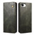 iPhone 17e / 16e Oil Wax Crazy Horse Texture Leather Phone Case - Green