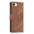 iPhone 17e / 16e Orchid Butterfly Embossed Leather Phone Case - Brown