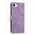 iPhone 17e / 16e Orchid Butterfly Embossed Leather Phone Case - Purple