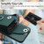 iPhone 17e / 16e Organ Card Bag Ring Holder Phone Case - Green