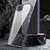 iPhone 17e / 16e PC Hybrid TPU Airbag Shockproof Phone Case - Transparent Purple