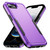 iPhone 17e / 16e Pioneer Armor Heavy Duty PC + TPU Phone Case - Purple+Black