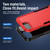 iPhone 17e / 16e Pioneer Armor Heavy Duty PC + TPU Phone Case - Red+Black