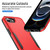 iPhone 17e / 16e Pioneer Armor Heavy Duty PC + TPU Phone Case - Red+Black
