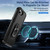 iPhone 17e / 16e Pioneer Armor Heavy Duty PC + TPU Phone Case with Holder - Black