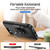 iPhone 17e / 16e Pioneer Armor Heavy Duty PC + TPU Phone Case with Holder - Black
