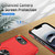 iPhone 17e / 16e Pioneer Armor Heavy Duty PC + TPU Phone Case with Holder - Red+Black