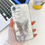 iPhone 17e / 16e Plating Glitter Texture Butterfly Holder TPU Phone Case with Lens Film - White Feathers