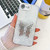 iPhone 17e / 16e Plating Glitter Texture Butterfly Holder TPU Phone Case with Lens Film - White Shell Grain