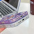 iPhone 17e / 16e Plating Texture Butterfly TPU Phone Case with Glitter Lens Film - Flowers Butterflies HU1