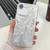 iPhone 17e / 16e Plating Texture Butterfly TPU Phone Case with Glitter Lens Film - Silver Butterflies HU6