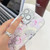 iPhone 17e / 16e Plating Texture Butterfly Wristband TPU Phone Case with Glitter Lens Film - Flowers Butterflies HU1