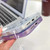 iPhone 17e / 16e Plating Texture Butterfly Wristband TPU Phone Case with Glitter Lens Film - Silver Butterflies HU6