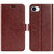 iPhone 17e / 16e R64 Texture Horizontal Flip Leather Phone Case - Brown