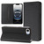 iPhone 17e / 16e RC01 Dual-Folded Magnetic Suction RFID Leather Phone Case - Black