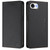 iPhone 17e / 16e RC01 Dual-Folded Magnetic Suction RFID Leather Phone Case - Black