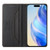 iPhone 17e / 16e RC01 Dual-Folded Magnetic Suction RFID Leather Phone Case - Black