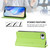 iPhone 17e / 16e RC01 Dual-Folded Magnetic Suction RFID Leather Phone Case - Grass Green