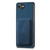 iPhone 17e / 16e Retro Leather Card Bag Magnetic Phone Case - Blue