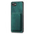 iPhone 17e / 16e Retro Leather Card Bag Magnetic Phone Case - Green