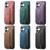 iPhone 17e / 16e Retro Leather Zipper Wallet Back Phone Case - Brown