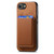 iPhone 17e / 16e Retro Magsafe Card Bag PU Back Cover Phone Case - Brown