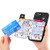 iPhone 17e / 16e Retro Painted Zipper Wallet Back Phone Case - Black