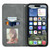 iPhone 17e / 16e Retro Skin Feel Magnetic Leather Phone Case - Gray