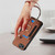 iPhone 17e / 16e Retro Skin-feel Ring Multi-card Wallet Phone Case - Brown