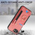 iPhone 17e / 16e Retro Skin-feel Ring Multi-card Wallet Phone Case - Pink