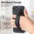 iPhone 17e / 16e Retro Wristband Holder Leather Back Phone Case - Black
