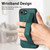 iPhone 17e / 16e Retro Wristband Holder Leather Back Phone Case - Green