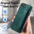 iPhone 17e / 16e Retro Wristband Holder Leather Back Phone Case - Green