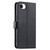 iPhone 17e / 16e Ring Buckle Rhombic Leather Phone Case - Black