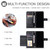 iPhone 17e / 16e Ring Buckle Rhombic Leather Phone Case - Black