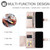 iPhone 17e / 16e Ring Buckle Rhombic Leather Phone Case - Rose Gold