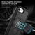 iPhone 17e / 16e Ring Holder Magnetic Phone Case - Black