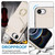 iPhone 17e / 16e Ring Holder RFID Card Slot Phone Case - Beige