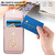 iPhone 17e / 16e Ring Holder RFID Card Slot Phone Case - Rose Gold