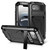 iPhone 17e / 16e R-JUST Life Waterproof Dustproof Shockproof Phone Case - Black