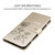 iPhone 17e / 16e Rose Embossed Flip PU Leather Phone Case - Gold