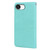 iPhone 17e / 16e Rose Embossed Flip PU Leather Phone Case - Green