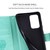 iPhone 17e / 16e Rose Embossed Flip PU Leather Phone Case - Green