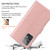 iPhone 17e / 16e Rose Embossed Flip PU Leather Phone Case - Rose Gold