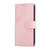 iPhone 17e / 16e Rose Flower Embossed 3-Card Slots Leather Phone Case - Pink
