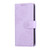 iPhone 17e / 16e Rose Flower Embossed 3-Card Slots Leather Phone Case - Purple